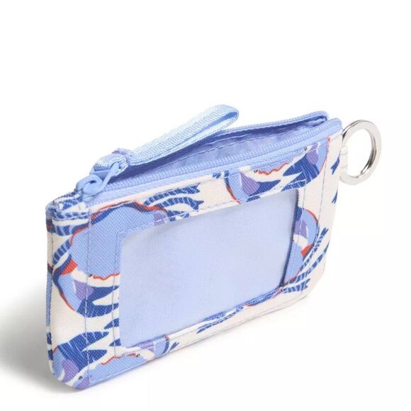 Vera Bradley Lighten Up Zip ID Case Feelin' Crabby NWT - Picture 2 of 4
